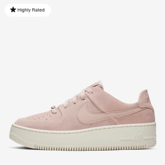 Nike Air Force 1 Sage Low Platform Sneakers 6.5 - Picture 1 of 7